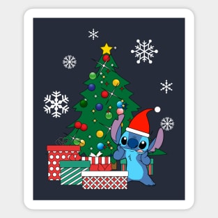 Stitch Christmas Tree Lilo And Stitch Sticker